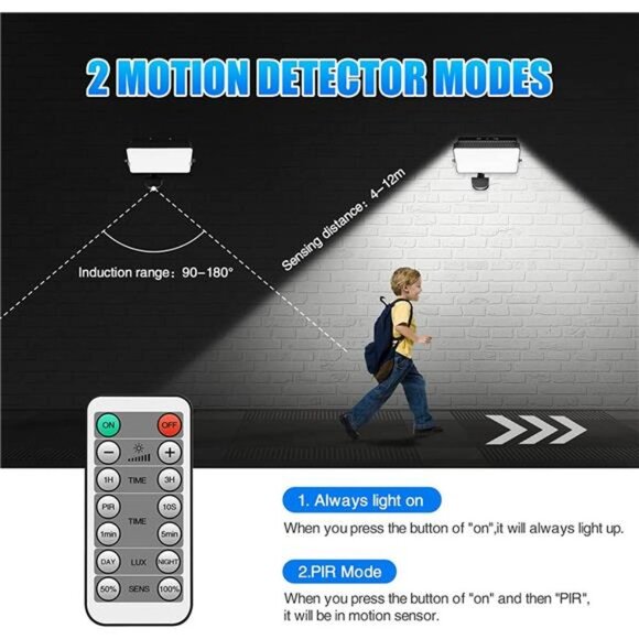 Motion Sensor Outdoor Lights 30 Watt Flood Light Outdoor 3000LM LED Plug in - Picture 4 of 6